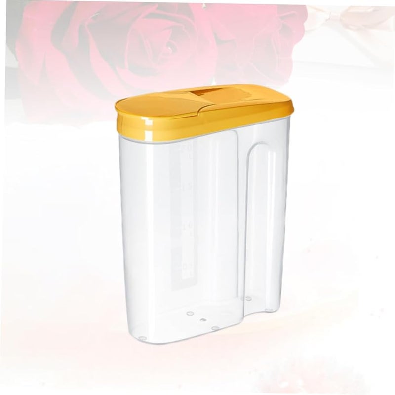 Yellow Plastic Sealed Canisters for Rice Flour Sugar Tea Storage Nut Containers - Image 5